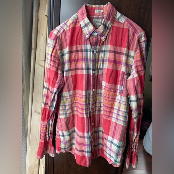 J. Crew Other - J. Crew Indian Madras - Slim